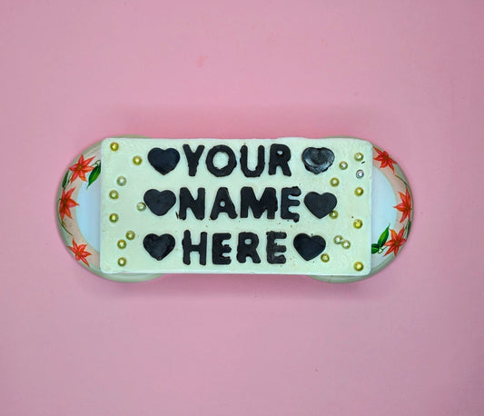 Gift Box | 4x1 (Name chocolate 1+ Layers bite 1+ Choco date 4 pcs +Marsh mallows)